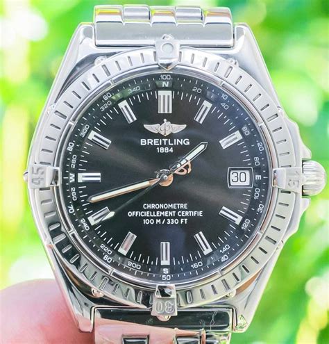 breitling wings black automatic|Breitling automatic 300m 1000ft.